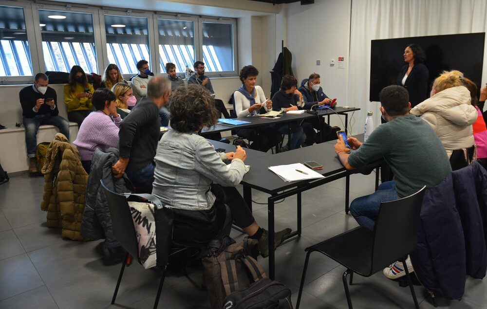 Un momento della formazione Erasmus+ a Helsinki, su fake news e media education, settembre 2022