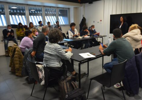 Un momento della formazione Erasmus+ a Helsinki, su fake news e media education, settembre 2022