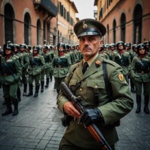 immagine della Guardia di Finanza a Bologna secondo Leonardo.Ai 